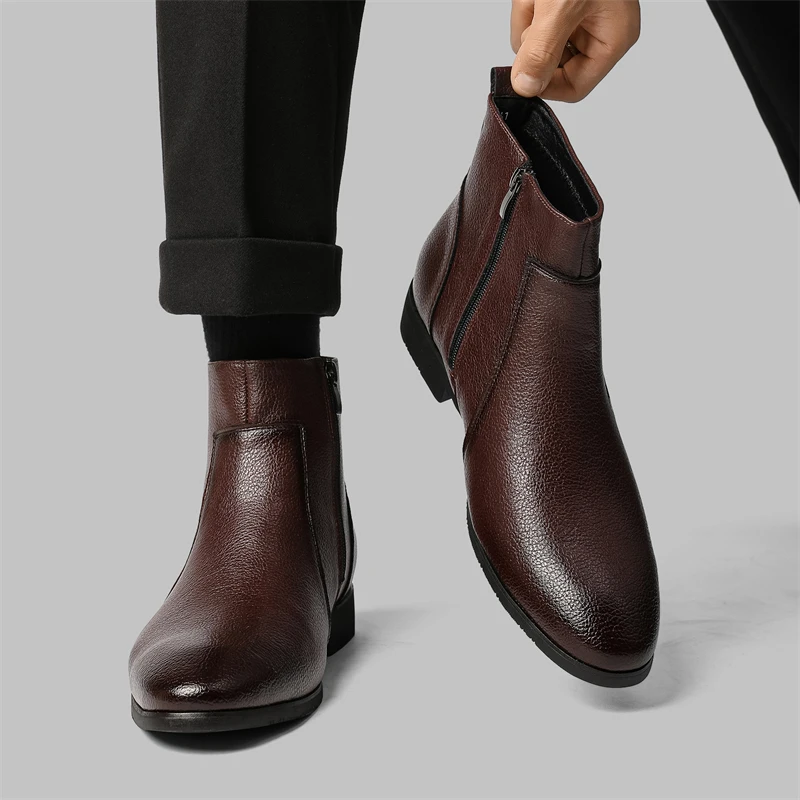 Quentin Leather Chelsea Boots